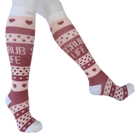 Compressie kousen - Scrubs Pretty in Pink