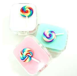 Lenzendoosje candy - Wit