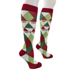 Kerst Compressie kousen - Santa