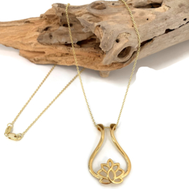 Collier & Ring-houder (925 Zilver) | LOTUS GOUD