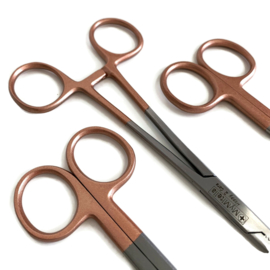 Scharenset Metallic handvatten - ROSE GOLD (kocher - verpleegkundige schaar & verbandschaar)