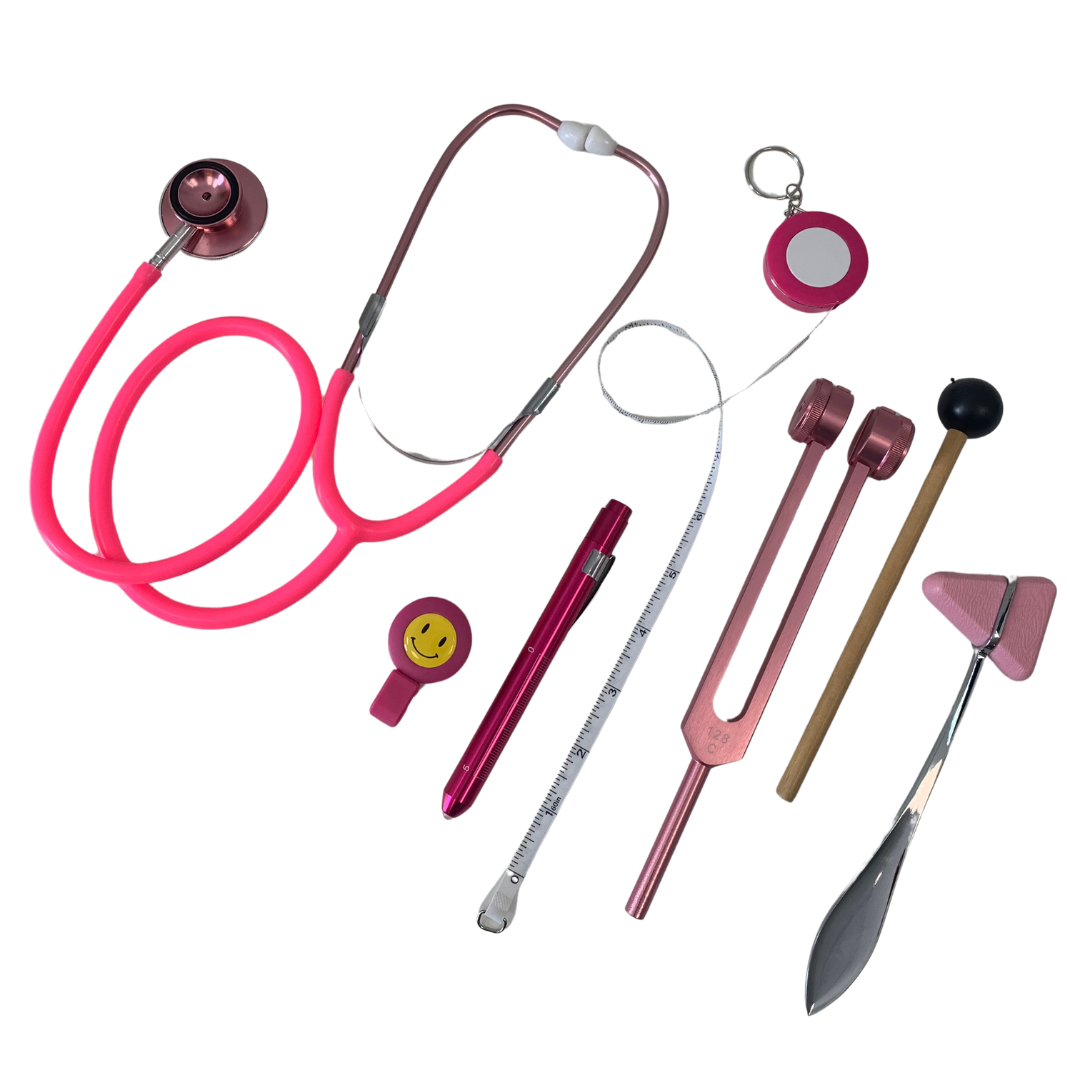 Stethoscoop + instrumenten set -  Classic Pink