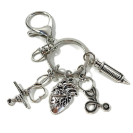 Sleutelhanger-tassenhanger musketon - Cardiologie & Hartcentrum