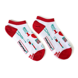 Happy2Wear verpleegkundige ENKEL sokken - Awesome Nurse
