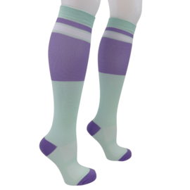 Compressie kousen - Epic Lila & Mint