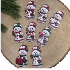 Kerstboom hangers zorghart (8stuks) Kerstdecoratie