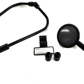 Classic Stethoscoop - Single Head - full Black