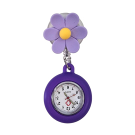 Verpleegstershorloge Flex - Flower Paars