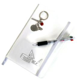 Schrijf & Blijf cadeau voor Meester - Juf - Onderwijs ( Wit)