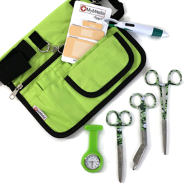 Large Zorgset Heuptas + accessoires LICHT GROEN