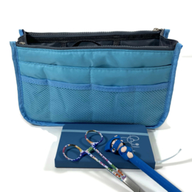 Tas-in-tas organizer | Lichtblauw
