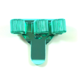 Pennenhouder clip (3 pennen) aqua groen