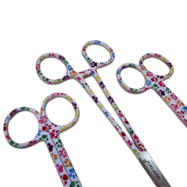 Scharenset Color Paws (Kocher - verpleegkundige schaar - verbandschaar)