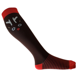 Kerst Compressie kousen - Rudolf