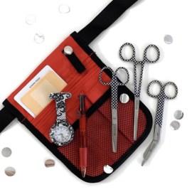 Verpleegkundige set - Tas & Tools - Rood