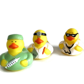 Badeend set (3 stuks) medisch teamwork