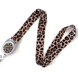 Badge Jojo & sleutelkoord -  Leopard - Mix & Match