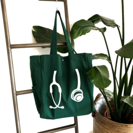 Trendy Canvas Bag - Stethoscoop MOSS - GREEN