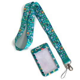 Keycord & pas houder verticaal - Medisch Lab