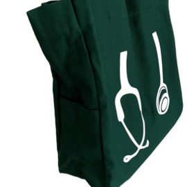 Trendy Canvas Bag - Stethoscoop MOSS - GREEN