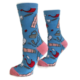 H2W Sokken - Spoedeisende Hulp Aqua & Pink