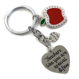 Sleutelhanger Meester - Juf - Docent(e) - "Thank You"