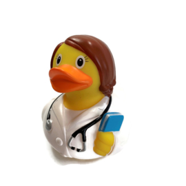 Doc Duck - Badeend - verpleegkundige assistent of arts Koper