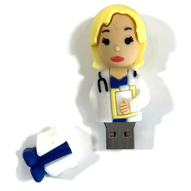 USB-stick Siliconen | Arts - verpleegkundige | dame