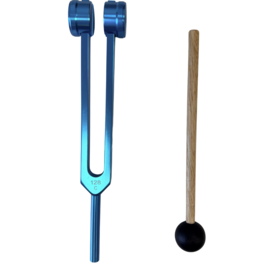 Medische stemvork | 128hZ - met dempers Aqua