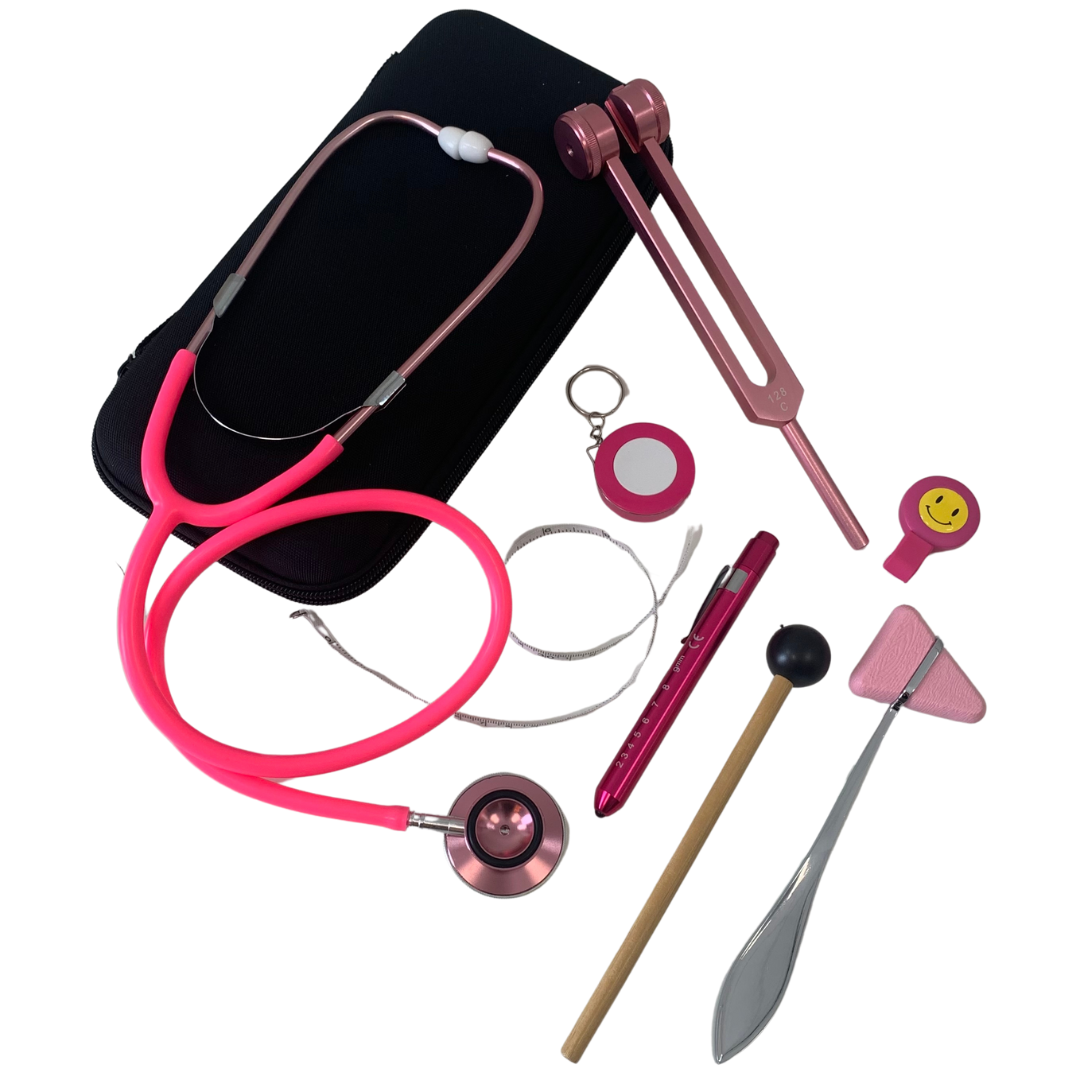 Stethoscoop + instrumenten set -  Classic Pink