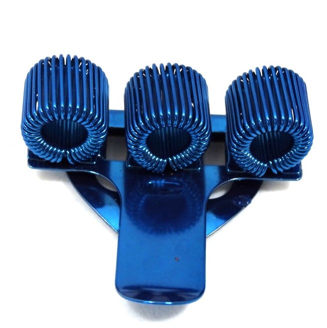 Pennenhouder clip (3 pennen) blauw aqua