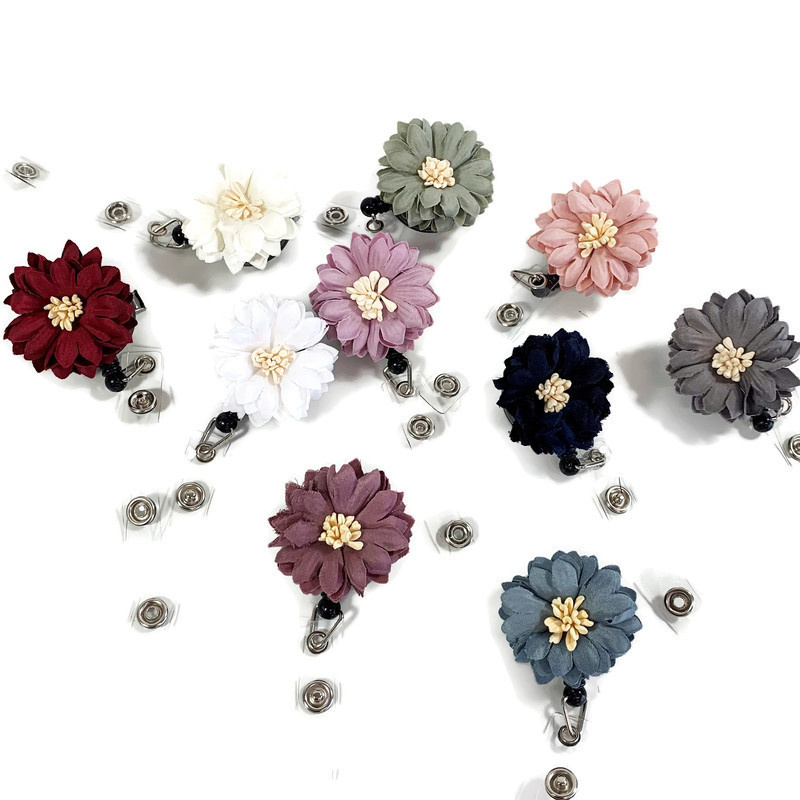 Flower Textiel - Jojo - trekkoord voor badge of sleutel