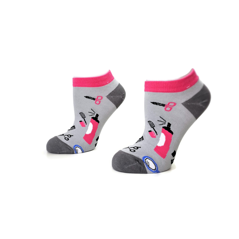 Happy2Wear ENKEL sokken kapper - Cut & Dry pink