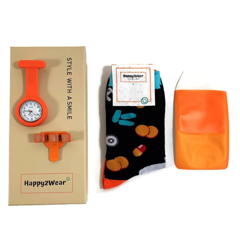 Style with a Smile -  zorgtools in geschenkdoos  - ORANJE