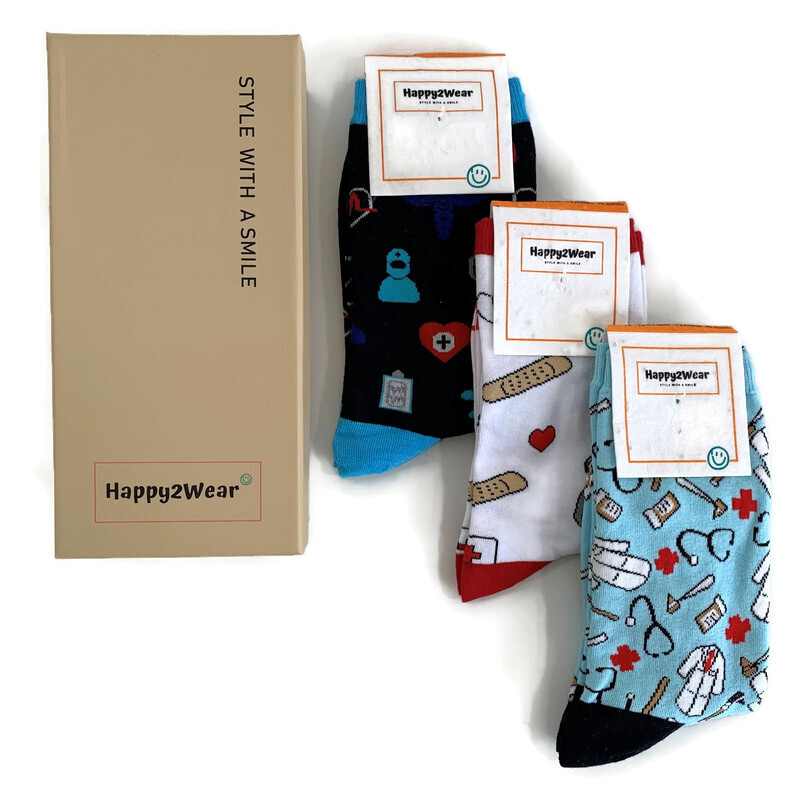 Socks in a Box - Medisch  Arts - Happy2Wear