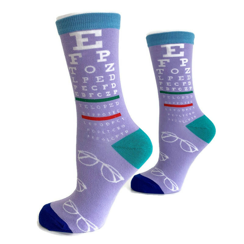 Happy2Wear Oogheelkunde -Opticien sokken - Snellenkaart