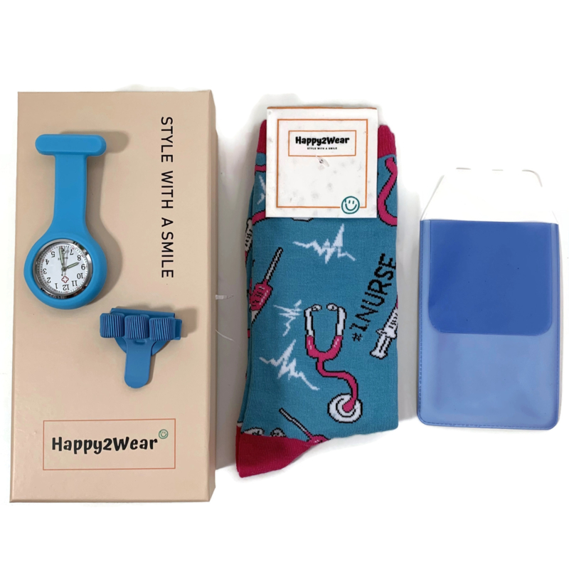 Style with a Smile -  zorgtools in geschenkdoos  - BLAUW