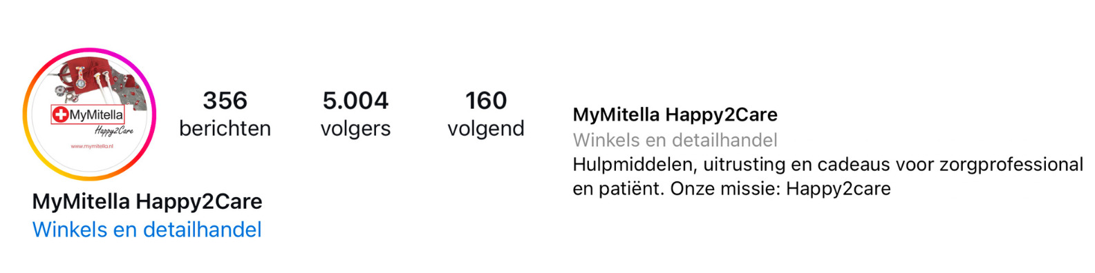 Enjoy &  volg MyMitella op Instagram