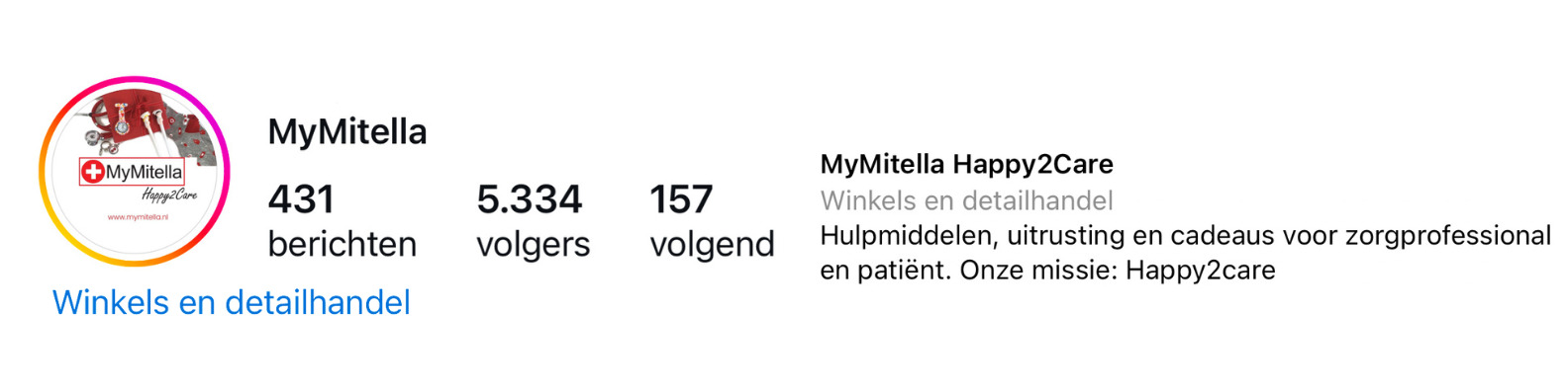 Volg ons op instagram - MyMitella