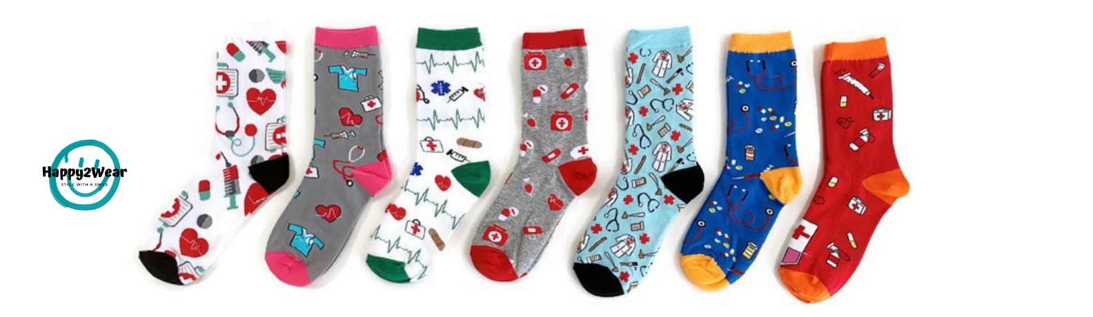Happy2Wear verpleegkunde sokken - medische sokken