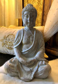 Boeddha Goud Zandkleur 30(h)cm