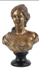 Baroque buste vrouwenhoofd 24(b) x 42(h)cm