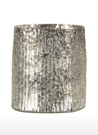 Waxinelichthouder Zilver Groot 10b x 12h cm