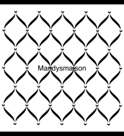 Posh XL Sjabloon Trellis 80 x 80 cm