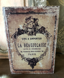 Boekendoos La Beaujolaise 17(b) x 6(d) x 23,5(h)cm