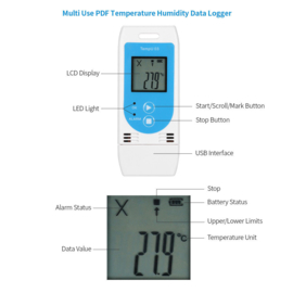 HapoH USB Temperatuur Data Logger