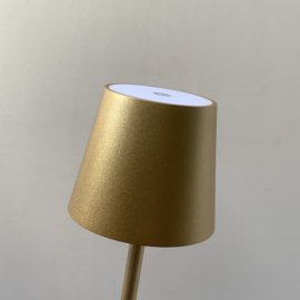 2 x Jeslu LED Lampe de table Or 38 cm aluminium - sans fil - rechargeable