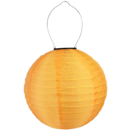 Solar lampion rond oranje 35 cm (zonne-energie)