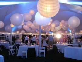 Lampion blanc 75 cm