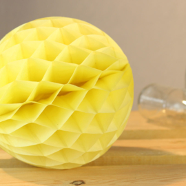 5 x Honeycomb / Wabenball gelb 35 cm